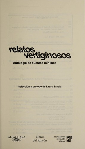 Relatos vertiginosos
