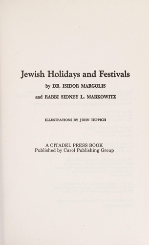 Jewish Holidays and Festivals