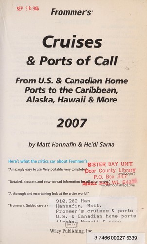 Frommer's Cruises & Ports of Call 2007