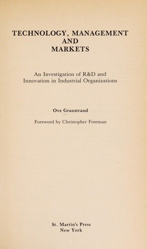 Technology, management, and markets