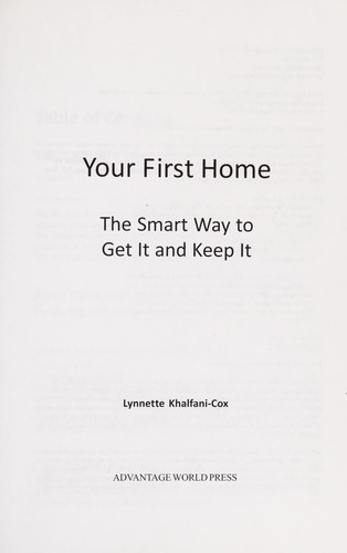 Your First Home