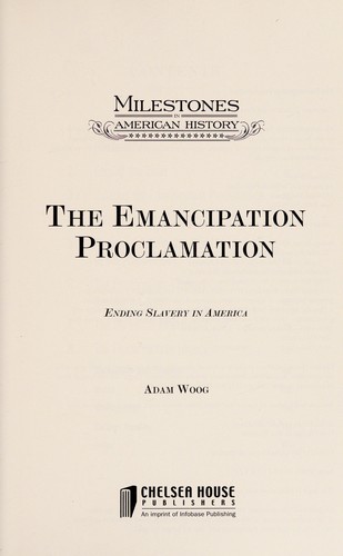 The Emancipation Proclamation