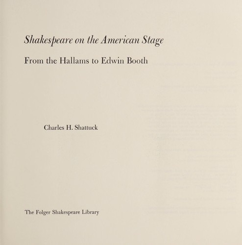Shakespeare on the American Stage