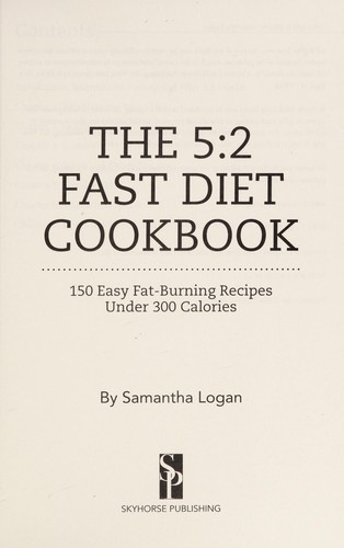 The 5:2 Fast Diet Cookbook