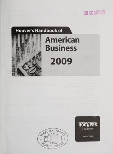 Hoover's handbook of American business 2009