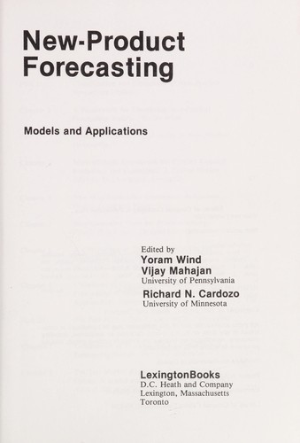 New-Product Forecasting