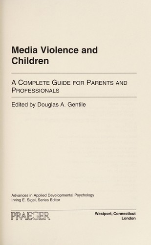 Media violence and children