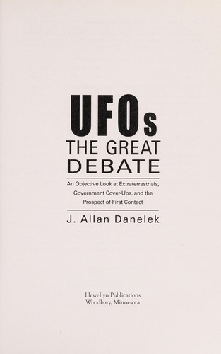UFOs, the Great Debate