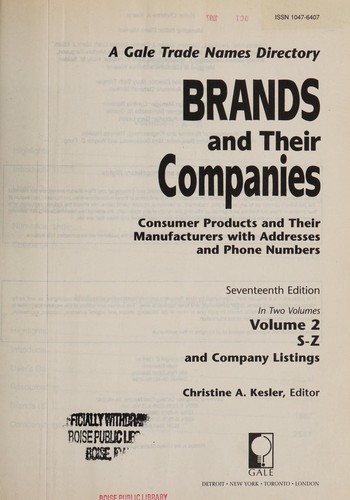 Brands and their companies