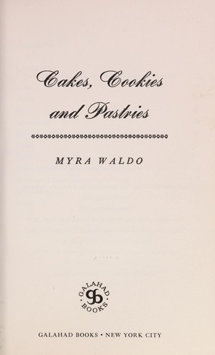 Cakes, cookies and pastries