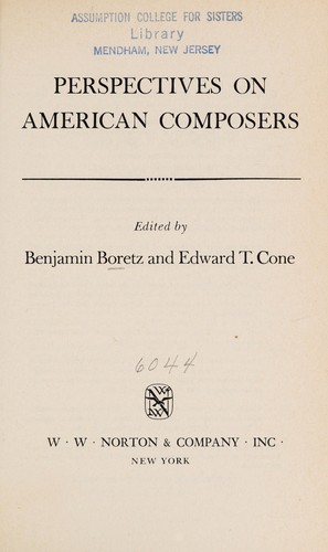Perspectives on American Composers