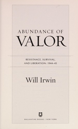 Abundance of valor