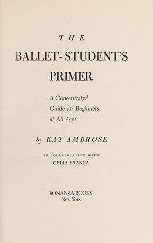 The Ballet-Student's Primer