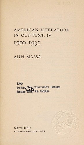 American literature in context