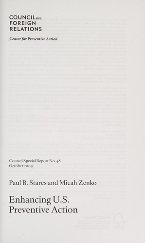 Enhancing U.S. preventive action