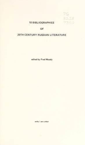 10 Bibliographies of 20th Century Russian Literature