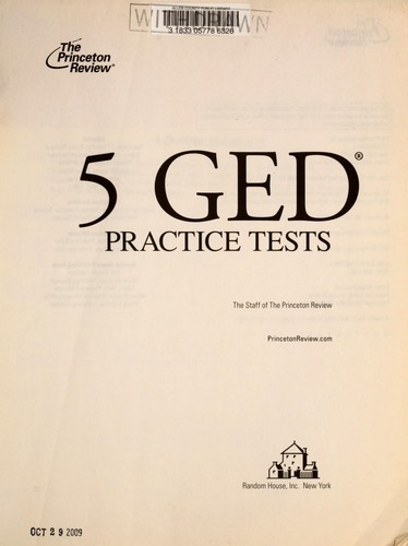 5 GED Practice Tests
