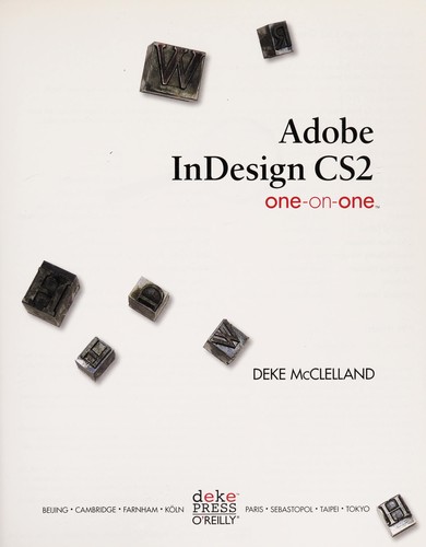 Adobe InDesign CS2 one-on-one