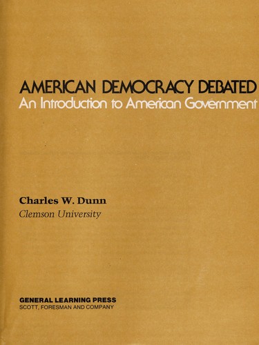 American Democracy Debated