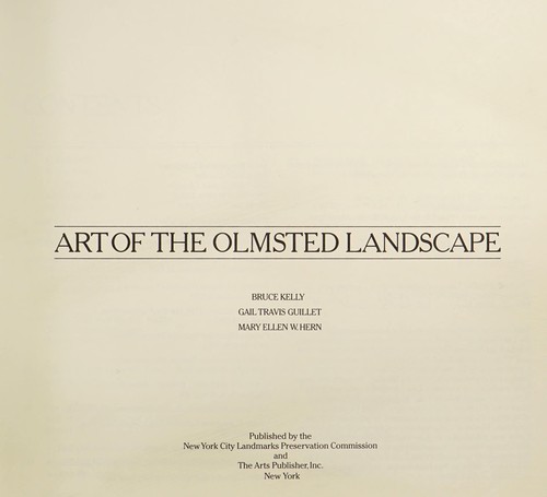 Art of the Olmsted Landscape