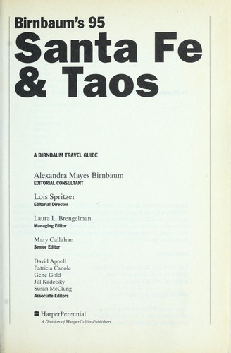 Birnbaum's 95 Santa Fe & Taos