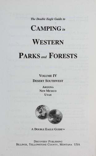 The Double Eagle Guide to Camping in Western Parks and Forests
