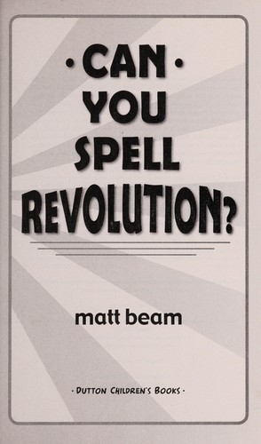 Can you spell revolution?