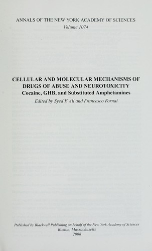 Cellular and Molecular Mechanisms of Drugs of Abuse and Neurotoxicity: Cocaine, GHB, and Substituted Amphetamines