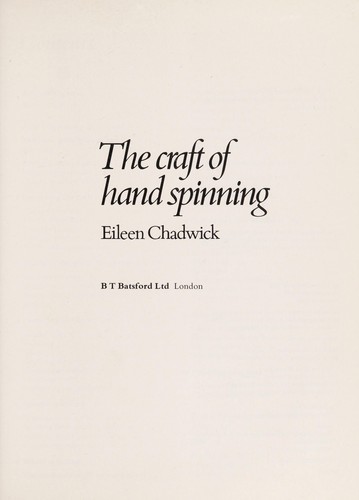 The craft of hand spinning