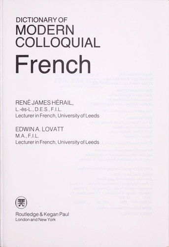 Dictionary of Modern Colloquial French