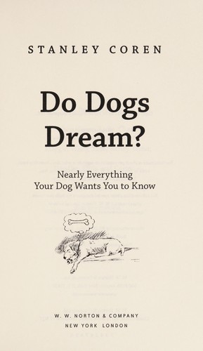 Do Dogs Dream?