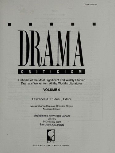Drama Criticism