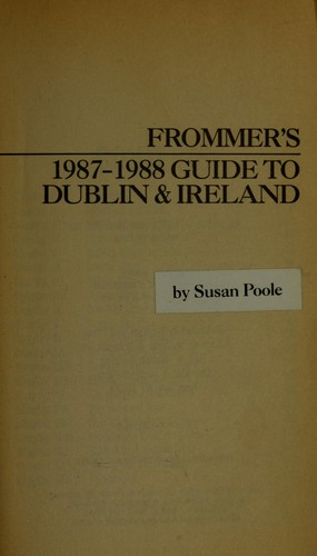 Frommer's 1987-1988 Guide to Dublin & Ireland
