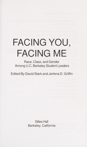 Facing You, Facing Me