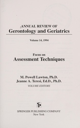 Focus on Assessment Techniques
