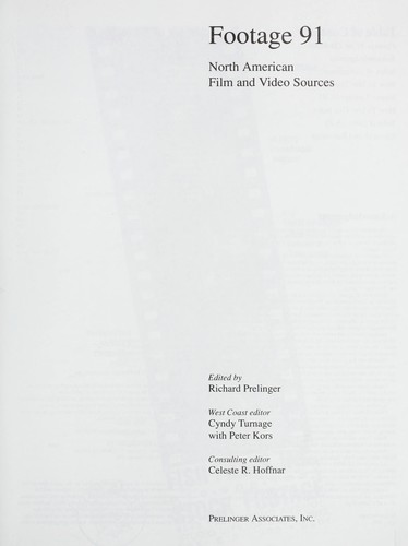 Footage 91: North American film and video sources