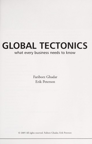 Global Tectonics