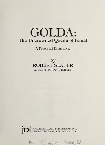 Golda, the uncrowned queen of Israel