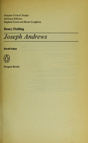Henry Fielding, Joseph Andrews