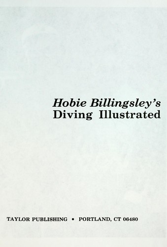 Hobie Billingsley's Diving illustrated