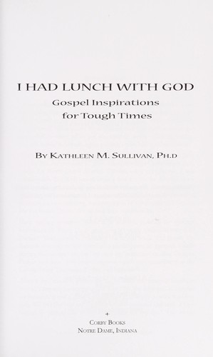 I Had Lunch with God