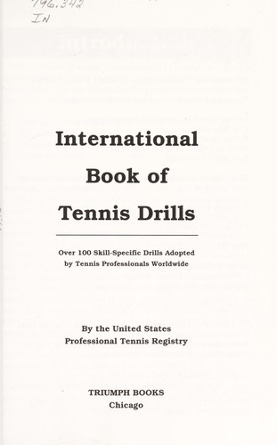 International Book of Tennis Drills
