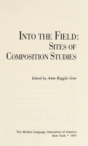 Into the field