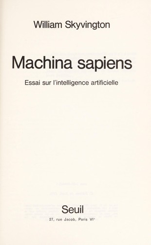 Machina sapiens
