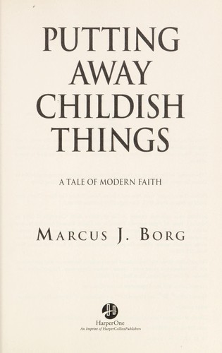 Putting away childish things