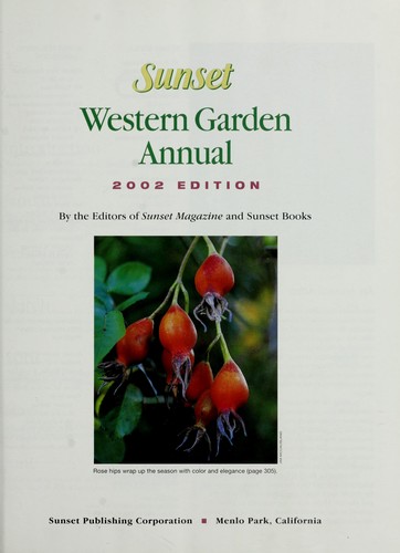 Western Garden Annual