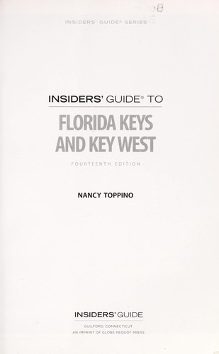 Insiders' Guide to Florida Keys and Key West