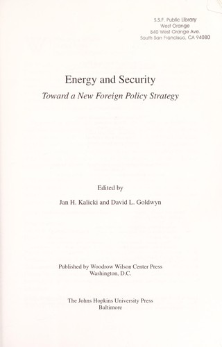 Energy and Security