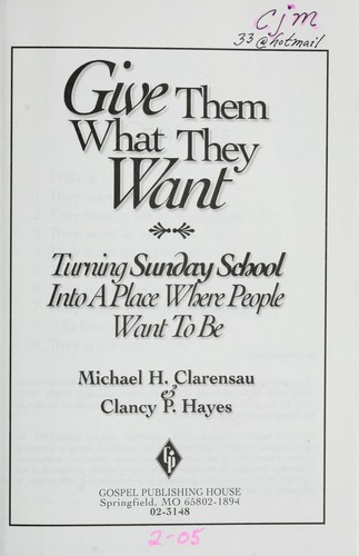 Give them what they want