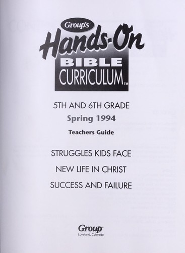 Group's Hands-On Bible Curriculum